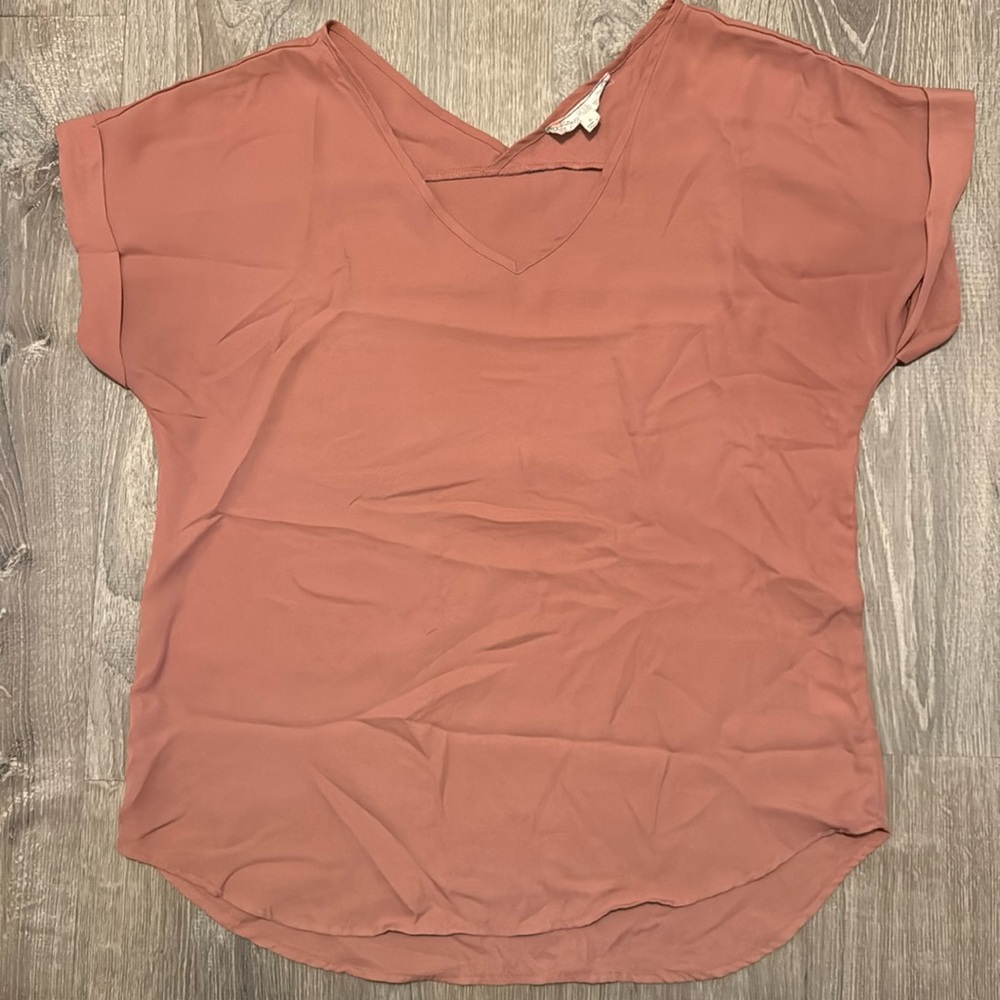 Dusty rose blouse